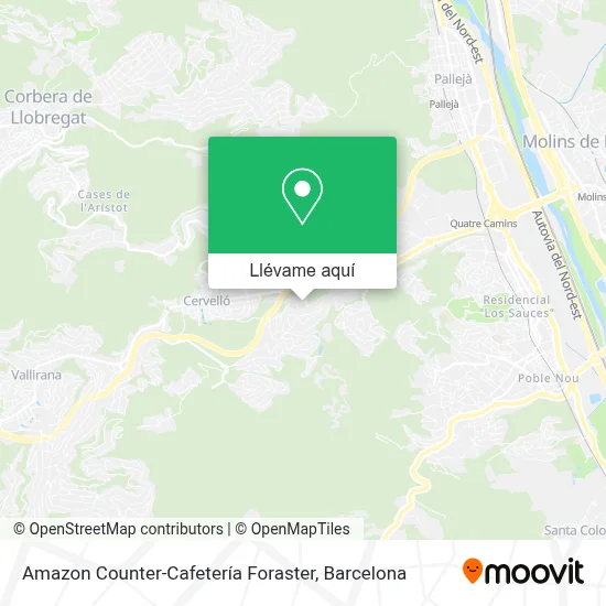 Mapa Amazon Counter-Cafetería Foraster
