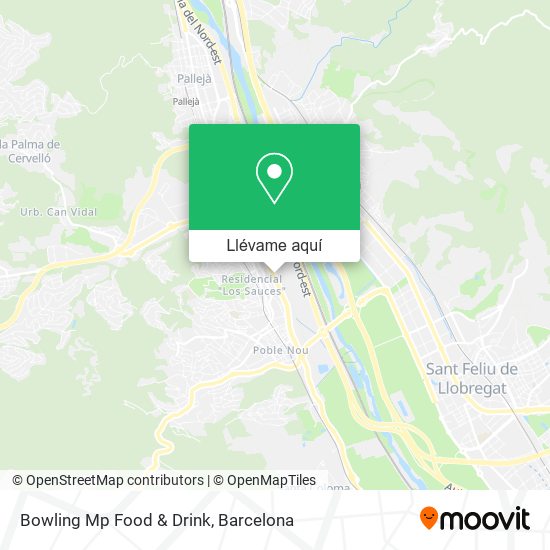 Mapa Bowling Mp Food & Drink