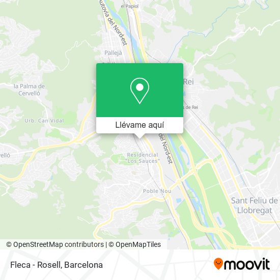 Mapa Fleca - Rosell