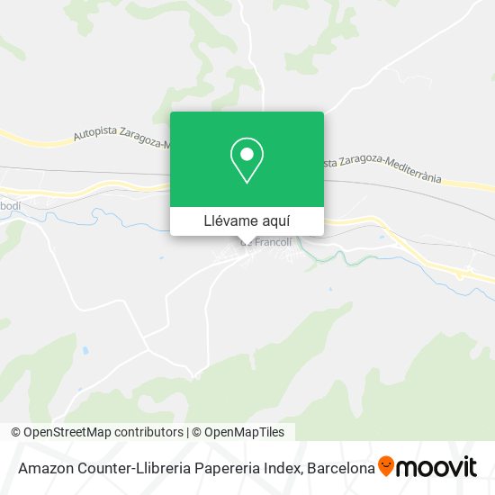 Mapa Amazon Counter-Llibreria Papereria Index