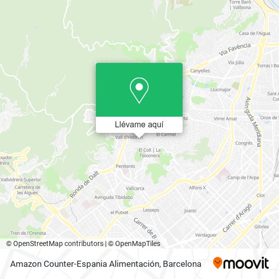 Mapa Amazon Counter-Espania Alimentación