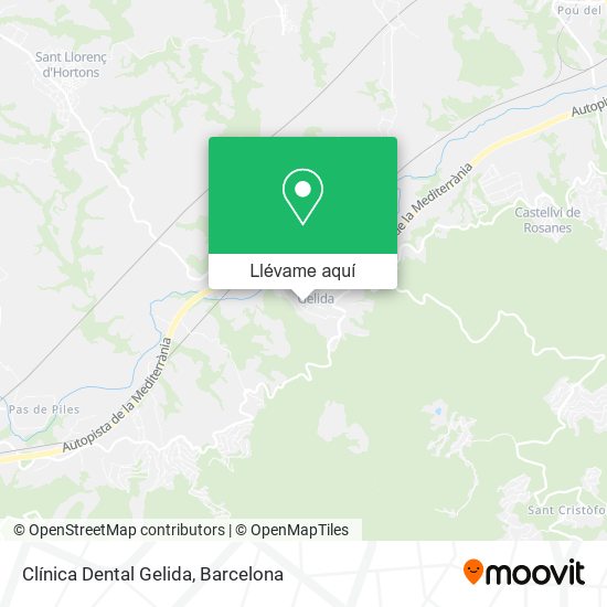 Mapa Clínica Dental Gelida