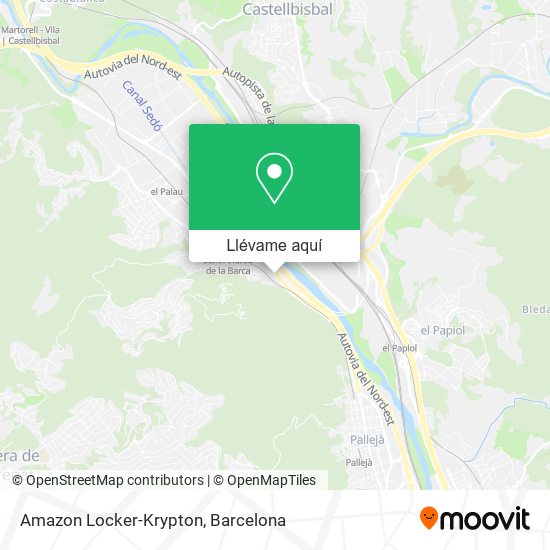 Mapa Amazon Locker-Krypton