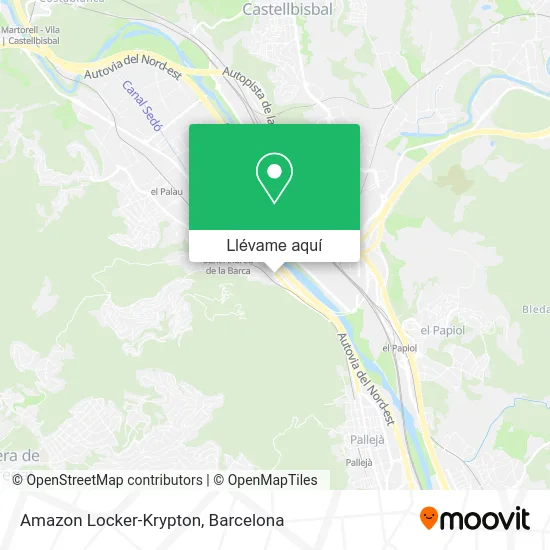 Mapa Amazon Locker-Krypton