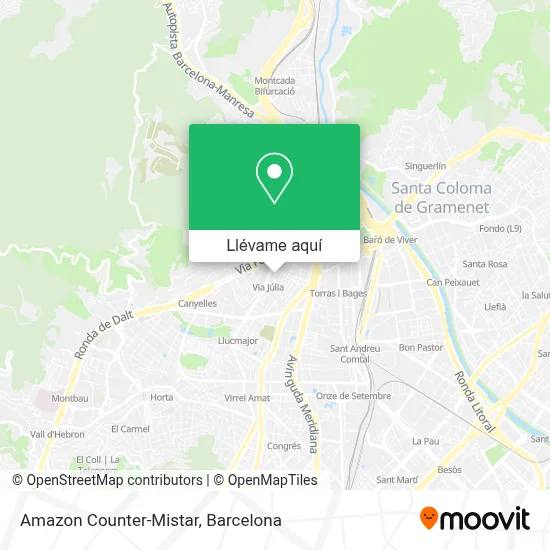 Mapa Amazon Counter-Mistar