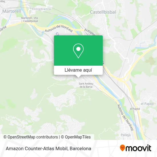 Mapa Amazon Counter-Atlas Mobil