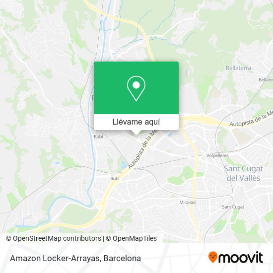 Mapa Amazon Locker-Arrayas