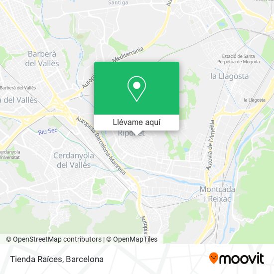 Mapa Tienda Raíces