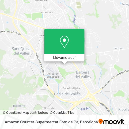 Mapa Amazon Counter-Supermercat Forn de Pa
