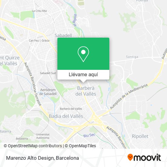 Mapa Marenzo Alto Design