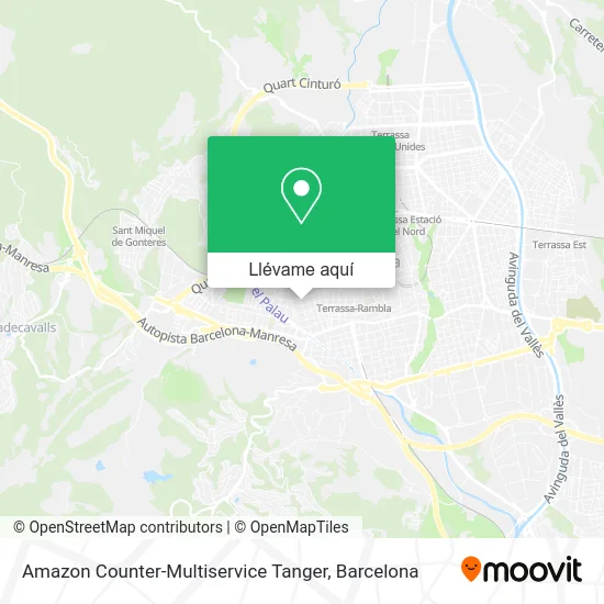 Mapa Amazon Counter-Multiservice Tanger