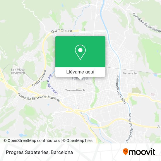 Mapa Progres Sabateries