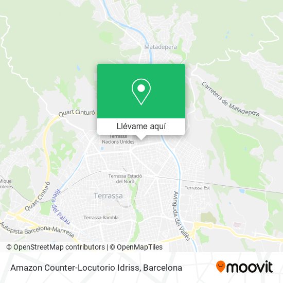 Mapa Amazon Counter-Locutorio Idriss