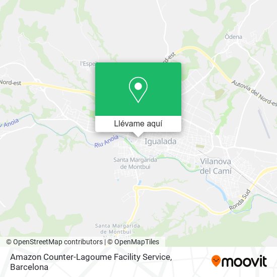 Mapa Amazon Counter-Lagoume Facility Service