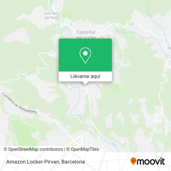 Mapa Amazon Locker-Pirvan