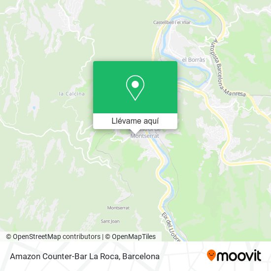 Mapa Amazon Counter-Bar La Roca