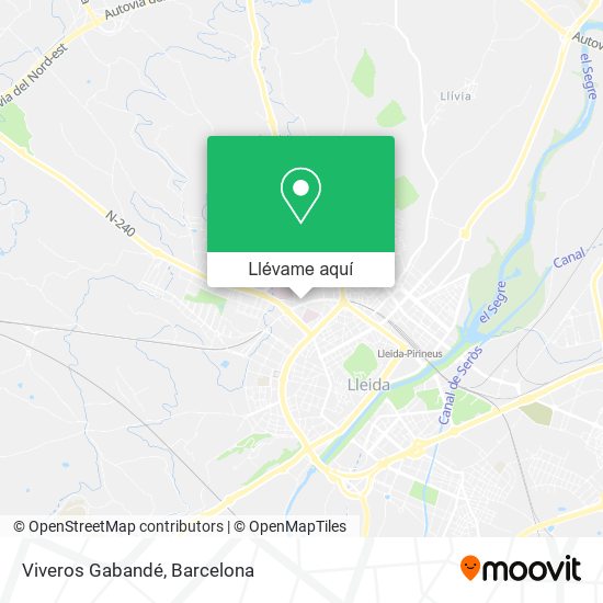 Mapa Viveros Gabandé