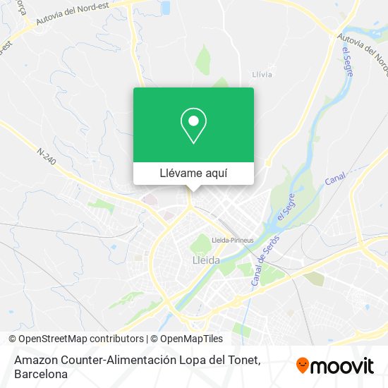 Mapa Amazon Counter-Alimentación Lopa del Tonet