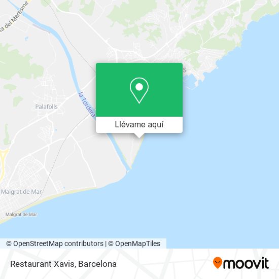 Mapa Restaurant Xavis