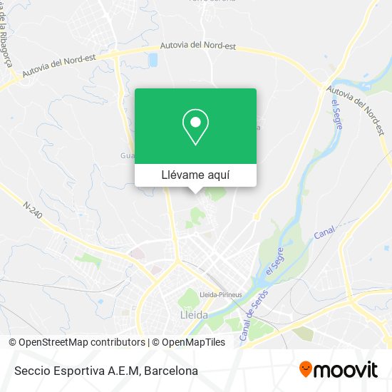 Mapa Seccio Esportiva A.E.M