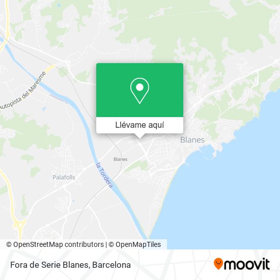 Mapa Fora de Serie Blanes