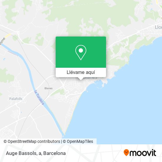 Mapa Auge Bassols, a