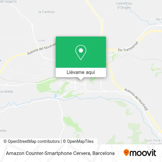 Mapa Amazon Counter-Smartphone Cervera