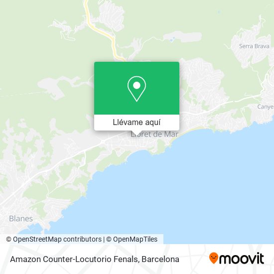 Mapa Amazon Counter-Locutorio Fenals