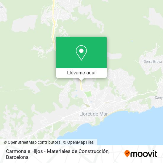 Mapa Carmona e Hijos - Materiales de Construcción