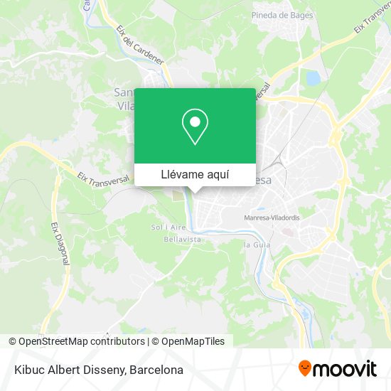 Mapa Kibuc Albert Disseny