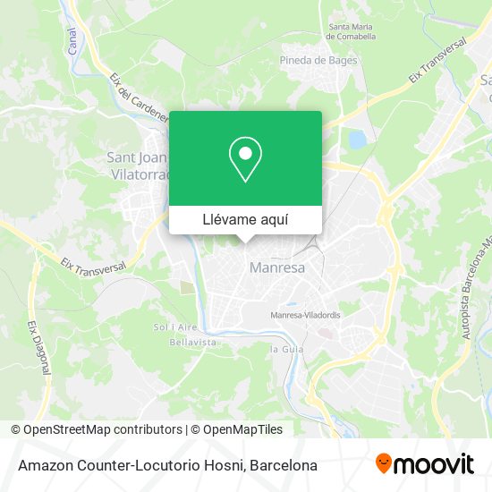 Mapa Amazon Counter-Locutorio Hosni