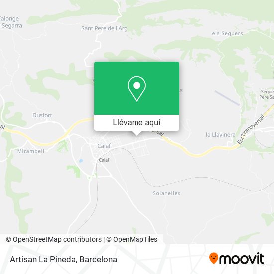 Mapa Artisan La Pineda