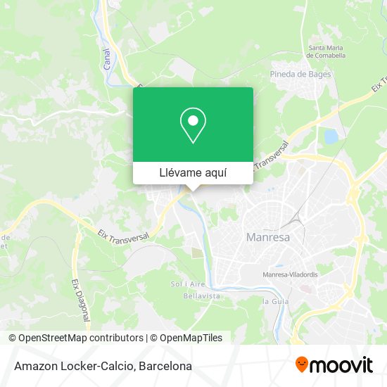 Mapa Amazon Locker-Calcio