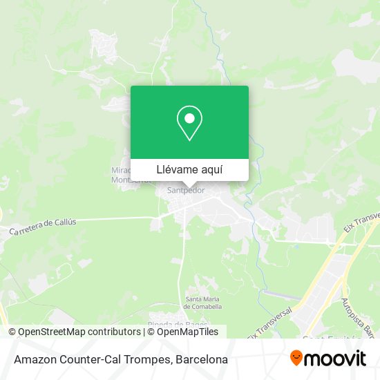 Mapa Amazon Counter-Cal Trompes