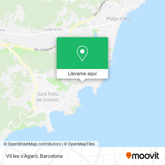 Mapa Vil.les s'Agaró