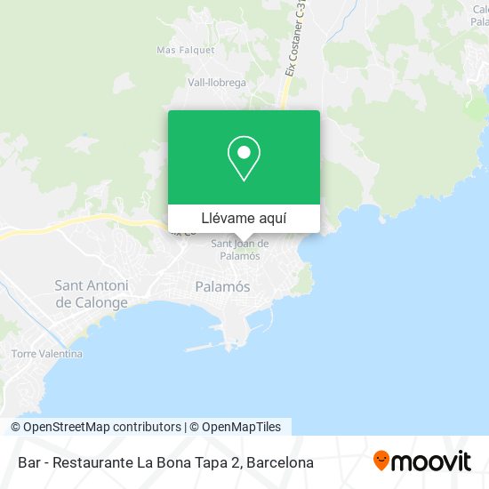 Mapa Bar - Restaurante La Bona Tapa 2