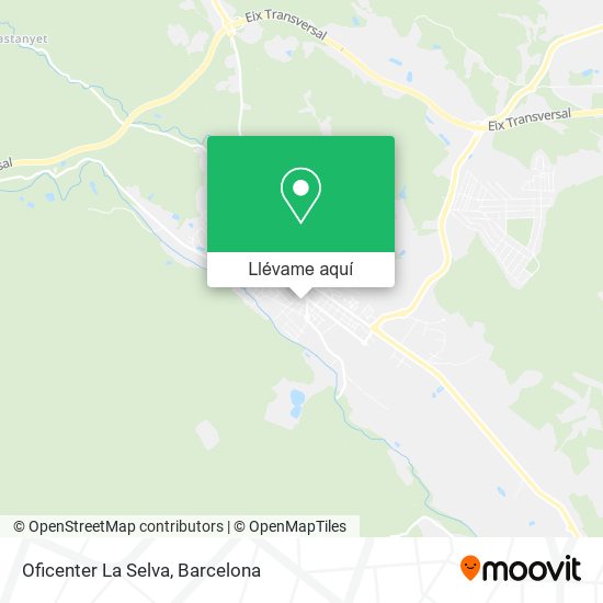Mapa Oficenter La Selva