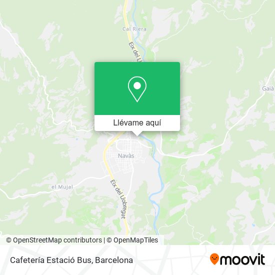 Mapa Cafetería Estació Bus