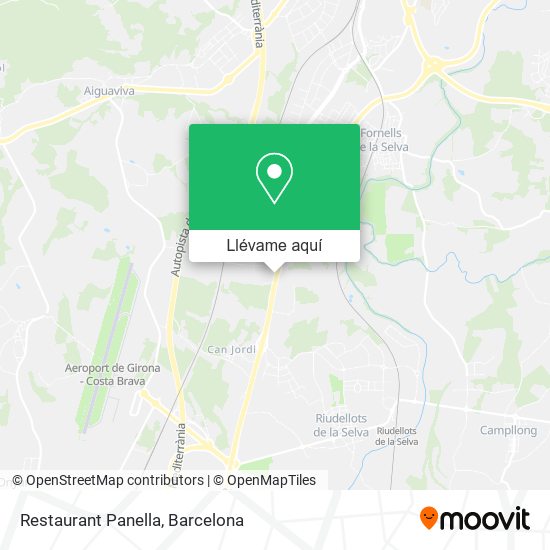 Mapa Restaurant Panella