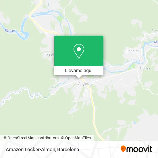 Mapa Amazon Locker-Almon