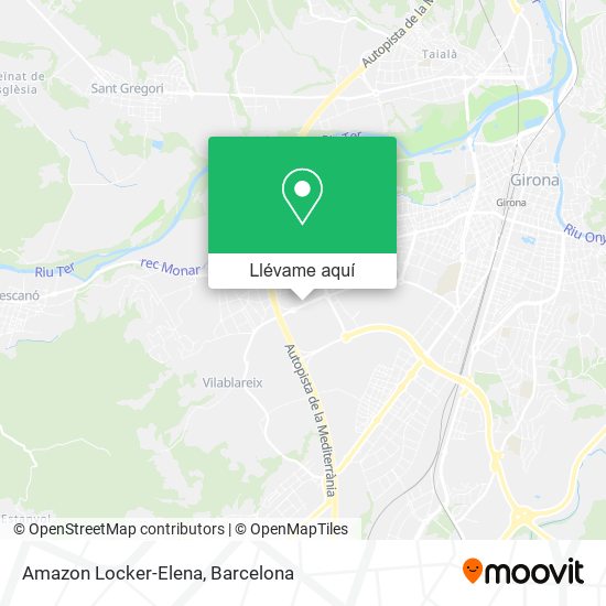 Mapa Amazon Locker-Elena
