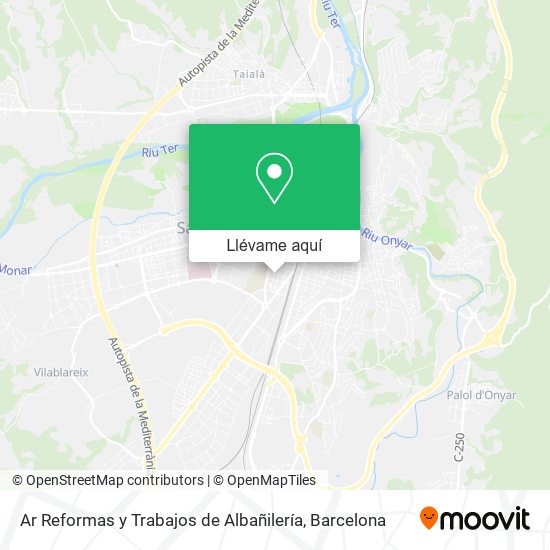 Mapa Ar Reformas y Trabajos de Albañilería