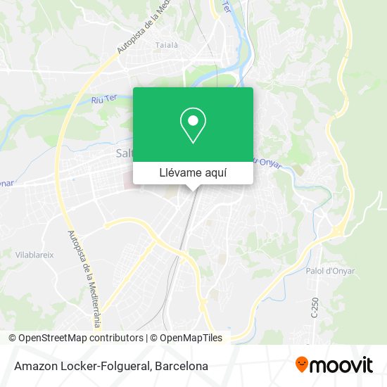 Mapa Amazon Locker-Folgueral