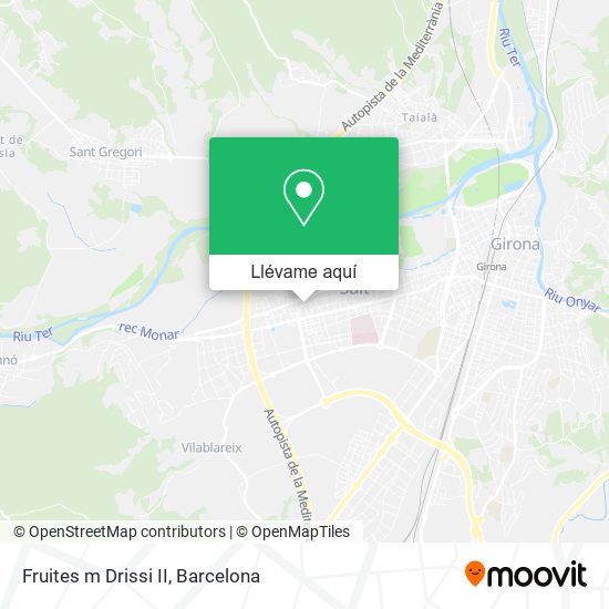 Mapa Fruites m Drissi II