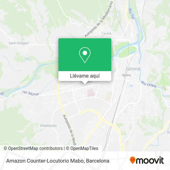 Mapa Amazon Counter-Locutorio Mabo