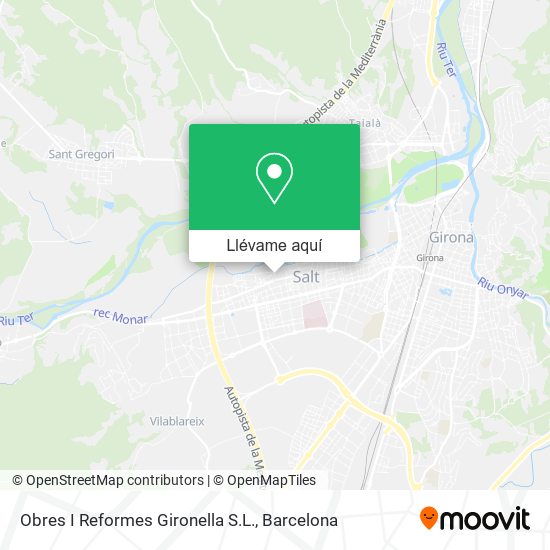 Mapa Obres I Reformes Gironella S.L.