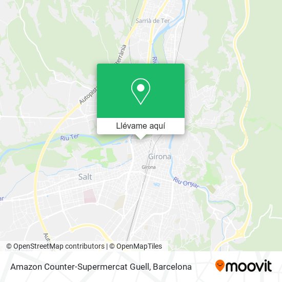 Mapa Amazon Counter-Supermercat Guell
