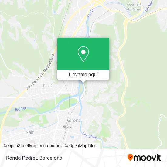 Mapa Ronda Pedret