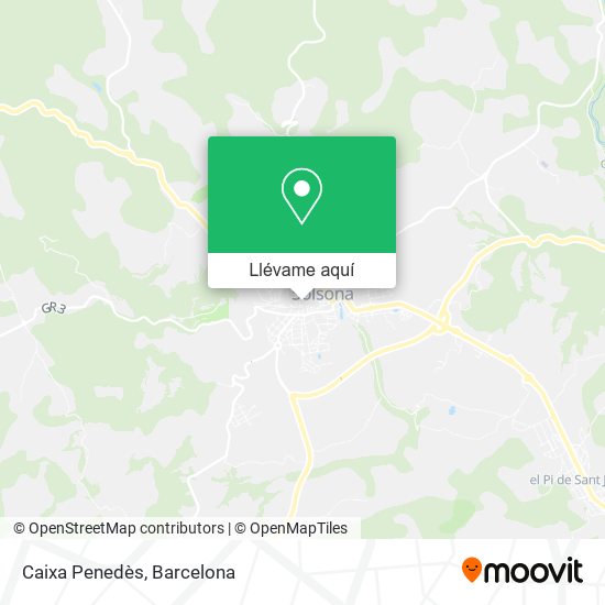 Mapa Caixa Penedès
