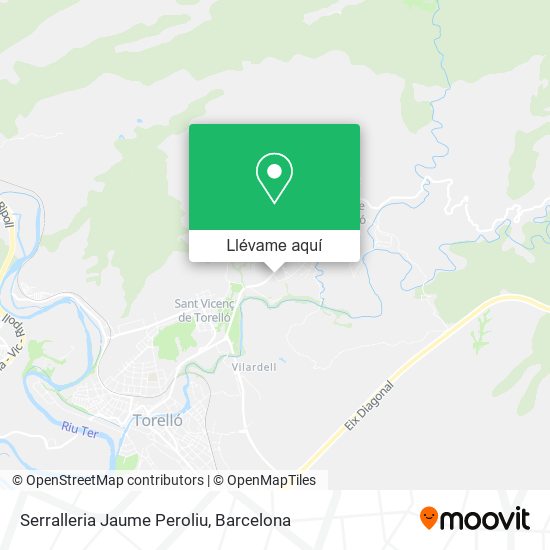 Mapa Serralleria Jaume Peroliu
